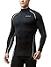 TM-YUT32-KLG_Medium Tesla Men's Thermal WinterGear Compression Baselayer Mock Long Sleeve Shirt YUT32