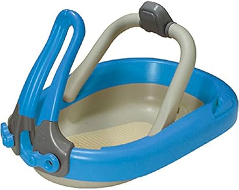 Amazon Co Jp 首をやさしく固定するので身震いしない 子犬 小型犬用らくらくシャワー パピーバス ブルー ホーム キッチン