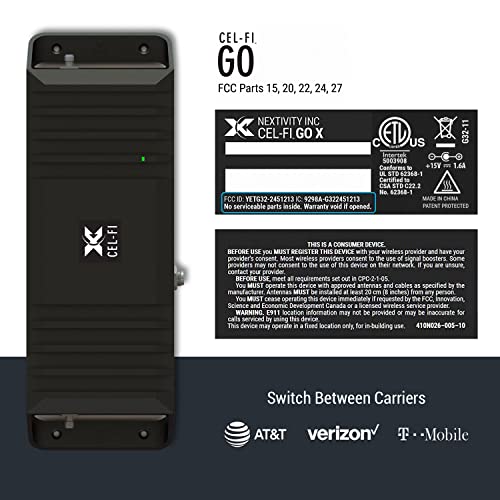 CelFi GO X Cell Phone Signal Booster 2 Dome Antenna Bundle Kit