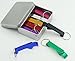 Shapenty 8 Colored Pocket Aluminum Metal Split Key Ring Chain Keychain Claw Bar Soda Beverage Beer Bottle Opener Wedding Party Favor Gift Set, 8 Pieces/Box