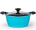 Cook N Home 6 Piece Nonstick Ceramic Coating Die Cast Cookware Set, Multicolor