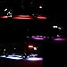 EXCOUP 4Pcs Car LED Underglow RGB LED atmosphere Light Kit Strips Multi-Color Accent Glow Neon Lights with Wireless Remote Controller for Motorcycle and Car