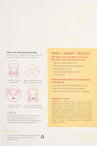 Karuna Clarifying + Face Mask, Pack of 4, 3.80 fl. oz.