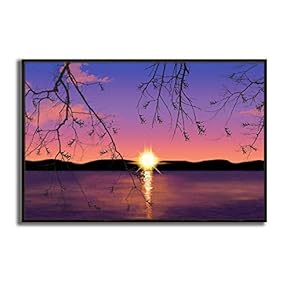 Framed Canvas Wall Art for Living Room, Bedroom Dreamland Theme Canvas Prints for Modern Home Decoration Ready to Hang - 16"x24" inches