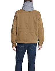 Levi's Men's Washed Cotton Military Jacket with