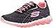 Skechers Sport Women's Skech Air 2.0 Modern Edge Fashion Sneaker,Black/Pink,9 M US