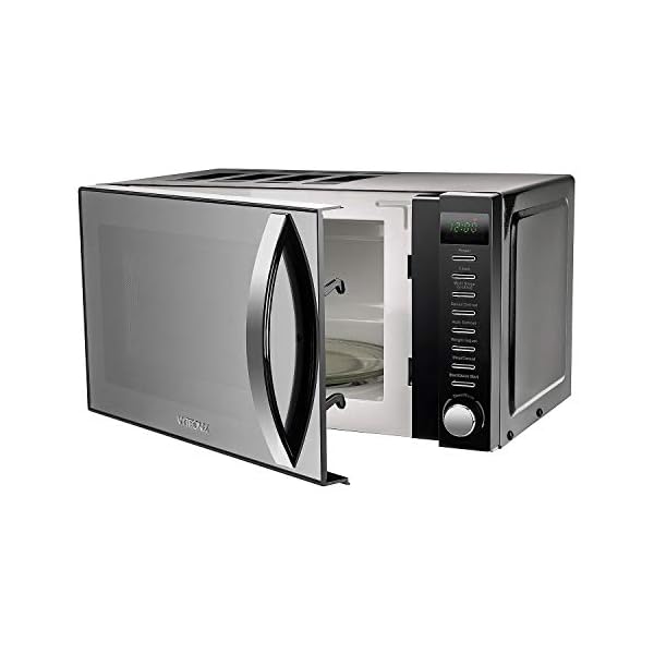 VYTRONIX VY-HMO800 800W Digital Microwave Oven | Freestanding Microwave with 5 Power Levels, Clock & Timer Function…