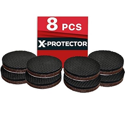 Rutschfeste Möbel Greifer x-protector – PREMIUM 8 PCS 5,1 cm Möbel Pads