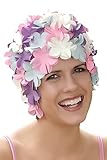 Original Sync Swimwear Petal Swim Caps I Vintage Retro Flower Bathing Cap Cupcake