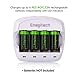 Arlo Battery Charger, Enegitech 3.7V RCR123A Lithium Rechargeable Battery Charger Dual Fast Charger for Arlo Security Camera VMC3030/VMK3200/VMS3330/3430/3530
