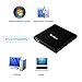 GlowGeek Electronics USB 3.0 Portable CD DVD Rewriter External Drive with M-DISC Support for PC and Mac (Black)