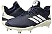 adidas Men's Adizero Afterburner V Baseball Shoe, Collegiate Navy/Cloud White/Black, 12 M US