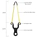 FREEHAWK High Velocity Hunting Slingshot, Hunting Slingshot with 2Pcs Rubber Bands and Premium Grip Slingshot for Adult Leisure Outdoor Hunting Competition of Fowling and Fishing Sling Shot (Black)