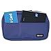 LIHIT LAB Large Capacity Zipper Pencil Case For School Office College, Big Capacity 4 Compartments Pencil Bag Holder Adults Teen Boys Girls, Travel Cosmetics Storage, Jet Black (A7551-124)