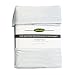 Cariloha Comfy Twill Classic Sheet Viscose Queen 4-Piece Set Allergy Resistant Naturally Thermal-Regulating & Breathable 3 Degrees Cooler and Twice as Soft as Cotton White