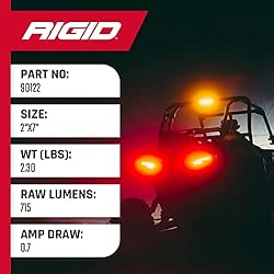 Rigid Industries 90122 Amber Rigid Chase Tail
