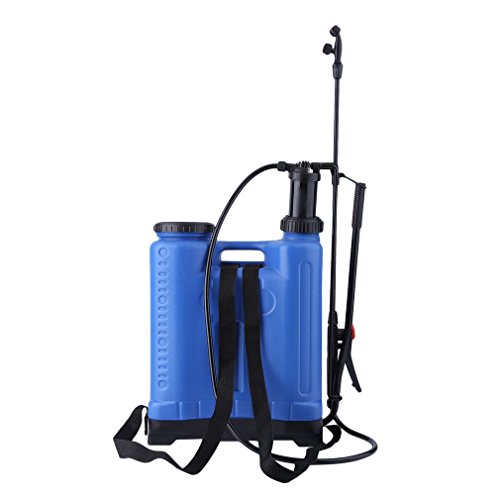 Coldcedar Backpack Sprayer for Killing Weeds in Lawns and Gardens 18L 4.75 Gallon Manual Knapsack Pesticide Fertilizer Sprayer for Professionals Applying Herbicides