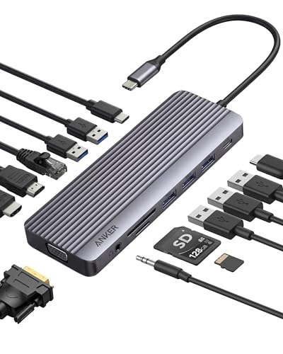 Anker USB-C Hub (14-in-1, Triple Display)