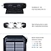 Solar Power Bank, 20000mAh Portable Solar Phone Charger External Battery Pack with Dual USB 5V 1A/2.1A Output Ports and LED Lights, Outdoor Solar Battery Charger with Compass for Cellphone and More
