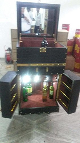 Artikle Leather Bar Cabinet