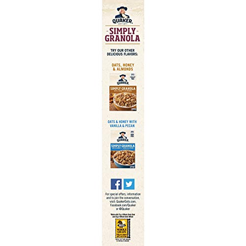 Quaker Simply Granola, Oats, Honey, Raisins and Almonds, 28 oz Boxes ...