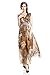 Joy EnvyLand Women V-neck Flower Prom Party Tunic Long Cocktail Beach Dress