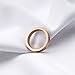 BESTJEW Rose Gold Love Screw Ring Engagement Wedding Couples Band Titanium Stainless Steel Size 8