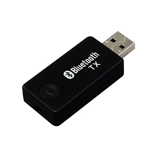 Hulorry Bluetooth transmitte Portable Stereo Audio 3.5mm Wireless Bluetooth Transmitter Audio Adapter for TV DVD PC CD Player MP3/MP4