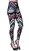 VIV Collection One Size Fashion Print Leggings, Chevron Pinkstromite