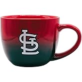 Boelter Brands MLB Large 16oz Ombre Fade Bistro Mug (St Louis Cardinals)