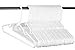 30pk Made in USA Baby Hangers | Kids Hangers for Children's Clothes, Toddler Outfits and Clothing | 20 50 100 Pack Available | Kid Plastic Hanger for Closet and Nursery | Child Kid Hangars (White)
