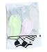 HOPDAY Wash Bags, Delicates Mesh laundry Bags, Super Premium Quality Bra lingerie Protection Washing Drying Bag with Rust Proof Flow Zipper, Set of 6 (3 Medium & 3 Large)-Black & White
