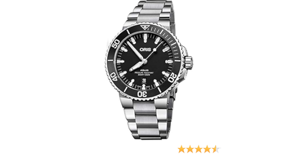 定期入れの Automatic Dial Sunray Polished Black Date Aquis Oris 日本未入荷や入手困難なレアアイテムも Men S 773 733 01 Watch メンズ腕時計 Knowledge21 Com