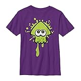 Splatoon Green Team Youth T-shirt - Purple (Youth Medium)