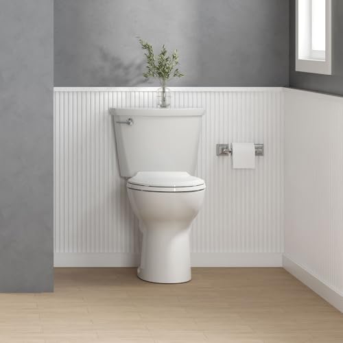 American Standard 5503A00B.020 Slow Elongated Closed Front Toilet Seat, White