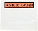 BOXPQ12 - 4-1/2" x 5-1/2" Packing List Enclosed Envelopes (1000/case)