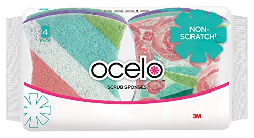 ocelo Non-Scratch Scrub Sponge, Colors and designs may vary,
4-Sponges/Pk, 8-Packs (32 Sponges Total)