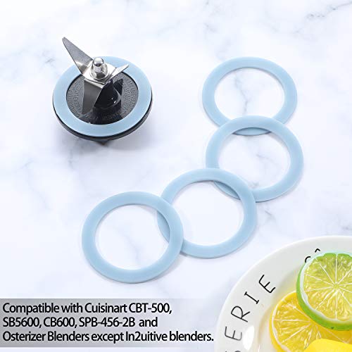 5 Packs Blender Gasket Replacement Rubber Gasket Seal, Compatible with Cuisinart CBT500, SB5600