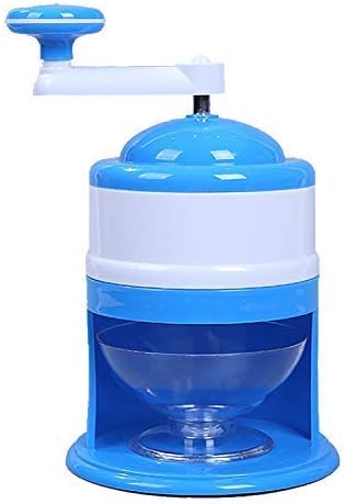 Manual Ice Crusher Hand Operated Ice Shaver Machine Candy Snow Cone Slush Maker Manual Crank Crushed ice for Frozen Drinks Cocktails, Slushies, Smoothies and Iced Coffees