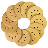 LotFancy Sanding Disc, 5 Inch 8 Hole, 110PCS 60 80