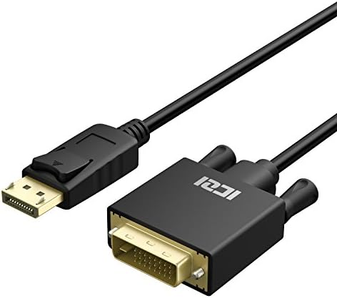 Iczi Displayport Dvi 変換 ケーブル Dvi D 金メッキコネクタ搭載 シングルリンク ディスプレイ 対応 1080p 変換アダプタ 3m ランキングtop10
