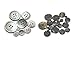 11-Piece Mother of Pearl Blazer & Suits Button Set - Grey for Blazer, Sport Coat, Uniform, Jacket