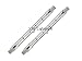 2Pack - J Type 118mm Double Ended 120 Volts 500 Watt T3 Halogen Bulb 120V 500W