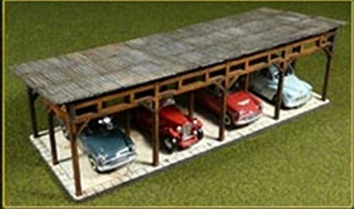 Bachmann Industries Laser Cut Car Shed Kit (HO Scale)