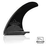 Dorsal Signature Series Longboard SUP Surfboard Surf Fins - Black