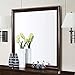 Coaster Home Furnishings Louis Philippe Traditional Square Wood Frame Bedroom Dresser Mirror Cappuccino Brown 202414