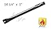 Hyco Universal Gas BBQ Grill Burner Stainless Steel Replacement Parts, hy10241, 1-pack
