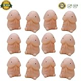 XHSP 12 Pcs Novelty Squishy Toy Mini Squeeze Ball Slow Rising Anti Stress Dolls Tricky Gifts Stress Relief Toy for Kids Adults