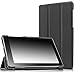 INFILAND Case for Lenovo Tab 3 Essential, Ultra Slim Tri-Fold Case Cover for 2016 Release Lenovo Tab 3 Essential 7.0 7-Inch Tablet - Black