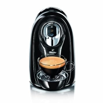 Tchibo Cafissimo Compact Capsule machine (590 Watt, 1,2 Litre Water tank) for Coffee, Espresso and CaffÃ¨ Crema, Deep Black b